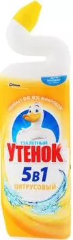 Средство для туалета туалетный Утенок 900 мл 5 в1 цитрусовый