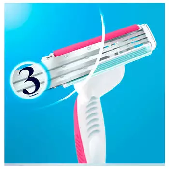 Станок Gillette Venus 3 3шт женский одноразовый