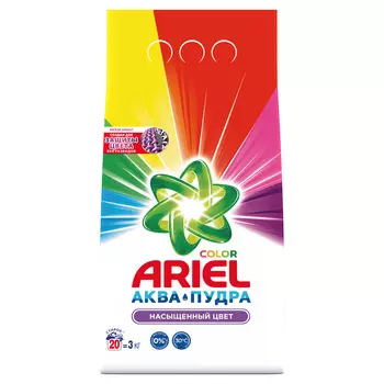Стиральный порошок Ariel 3кг автомат колор де люкс п/п