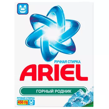 Стиральный порошок Ariel 450г ручная стирка горный родник