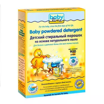 Стиральный порошок Baby line 900г на основе натурального мыла