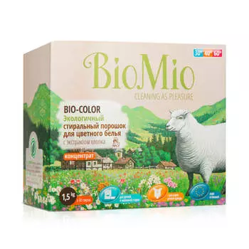 Стиральный порошок BioMio 1,5кг колор концентрат