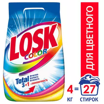 Стиральный порошок Losk 4,05кг автомат колор