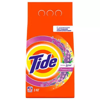 Стиральный порошок Tide 3кг автомат лаванда аромат ленор