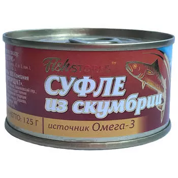 Суфле из скумбрии 125 г ж/б