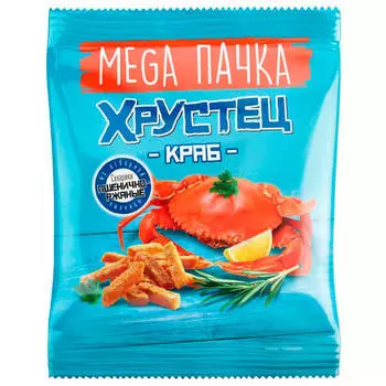 Сухарики крутец 80 г со вкусом краба