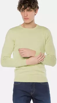 свитер Tom Tailor / муж / fresh lime melange / 100 % Хлопок / M