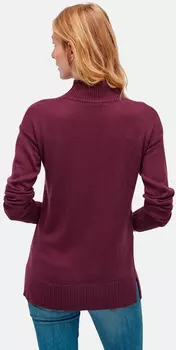 свитер Tom Tailor / жен / dark purple red / 55 % Полиамид, 40 % Полиакрил, 5 % Шерсть / XS