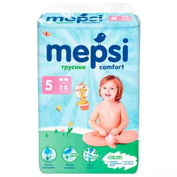 Трусики-подгузники детские Mepsi хl 12-22кг 38шт