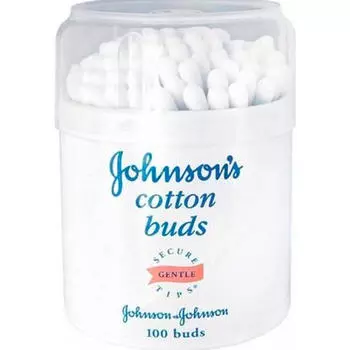 Ватные палочки Johnson's baby 100шт