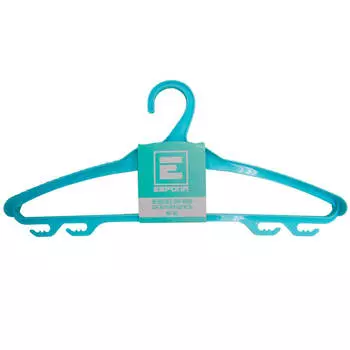 Вешалка-плечики Европа для верхней одежды 48-50 бирюзовый