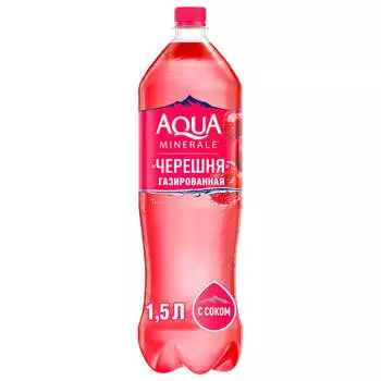 Вода Aqua Minerale с соком черешня 1,5л газ