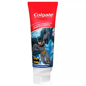 Зубная паста Colgate 75 мл Barbie/Batman детская для детей 6 +