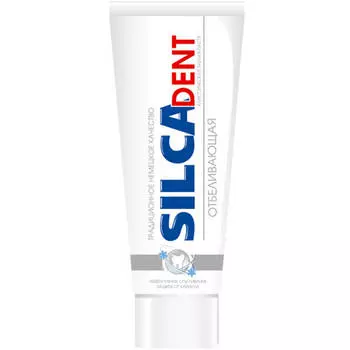 Зубная паста Silca Dent 130г отбеливающая