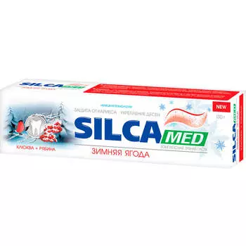 Зубная паста Silca Dent 130г зимняя ягода