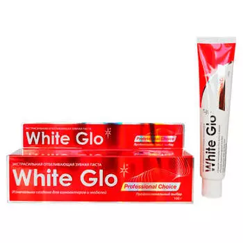 Зубная паста White Glo 16мл отбеливающая профессиональный выбор