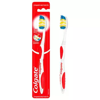 Зубная щетка Colgate Классика Здоровья многофункциональная, средней жесткости