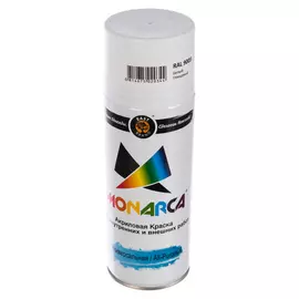 Аэрозольная краска Monarca RAL9003 Белый глянцевый 520 мл