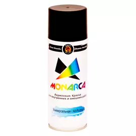 Аэрозольная краска Monarca RAL9005 Черный Матовый 520 мл