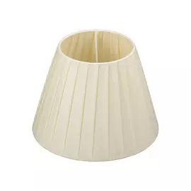 Абажур бежевый, е14, h=140mm, d150xd110 mm, нижнее кольцо Vitaluce