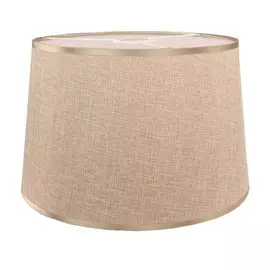 Абажур Светпромъ Лен Коричневый цилиндр тканевый на пластиковой основе