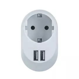 Адаптер 1 гнездо с/з + usb Navigator/навигатор