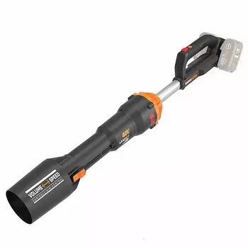 Аккумуляторная воздуходувка бесщеточная WORX WG585E, 40В, 4 АЧ х 2, ЗУ 2x2А