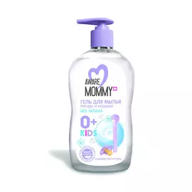 Антибактериальный гель для мытья посуды и игрушек Aware Mommy Kids без запаха 500 мл