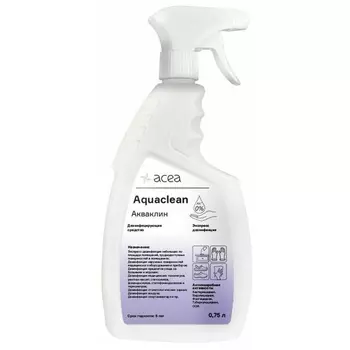 Антисептик Ацея Акваклин бесспиртовой триггер 750мл