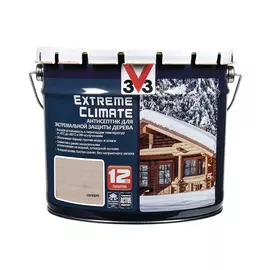 Антисептик алкидный V33 Extreme Protection серебро 9 л