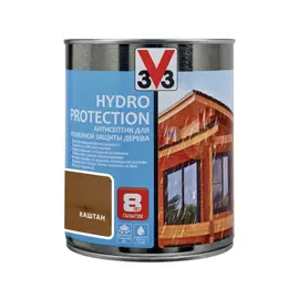 Антисептик алкидный V33 Hydro Protection каштан 0,9 л