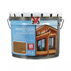 Антисептик алкидный V33 Hydro Protection каштан 9 л