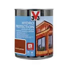 Антисептик алкидный V33 Hydro Protection красное дерево 0,9 л