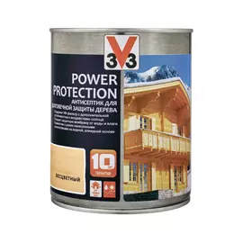 Антисептик алкидный V33 Power Protection бесцветный 0,9 л