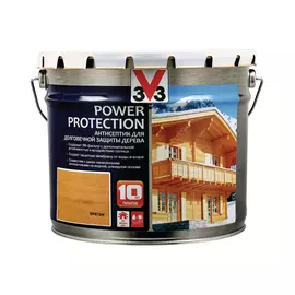 Антисептик алкидный V33 Power Protection орегон 9 л