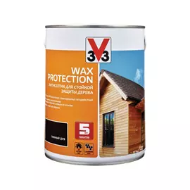 Антисептик алкидный V33 Wax Protection темный дуб 2,5 л