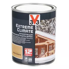 Антисептик дерево V33 e\c матовый белое золото 0.9л