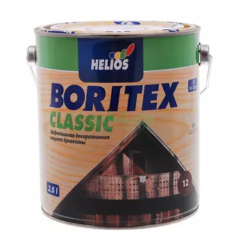 Антисептик Helios Boritex Classic 2,5л Каштан