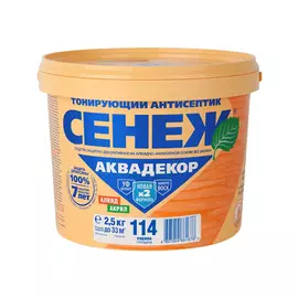 Антисептик Сенеж Аквадекор сосна 2,5 кг