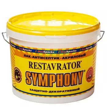 Лак шелковисто-матовый Symphony Restavrator база EP 9л