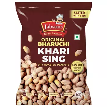 Арахис Jabsons обжаренный кхари синг неочищенный 200г