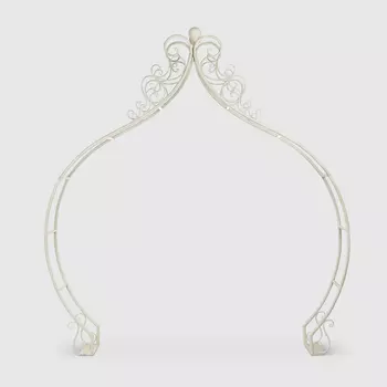 Арка садовая металлическая Anxi jiacheng ,белая 204x42x268 см