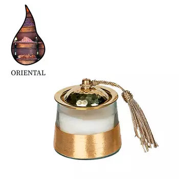 Аромасвеча Nour Bougie Conika Oriental золото 156 г