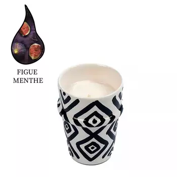 Аромасвеча Nour Bougie Lozana Figue menthe 475 г