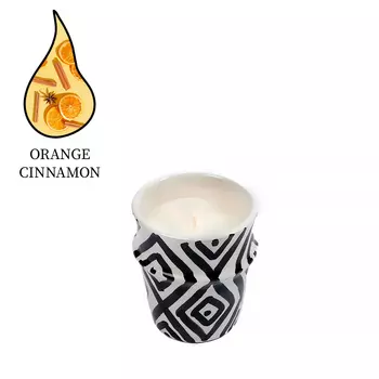 Аромасвеча Nour Bougie Lozana Orange cinnamon 233 г