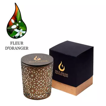 Аромасвеча Nour Bougie Stockholm Fleur d’oranger 450 г