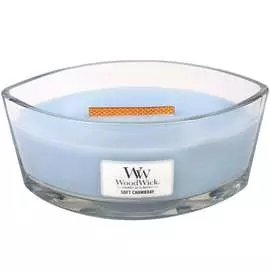 Аромасвеча WoodWick Мягкая шамбре 9 см