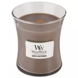 Аромасвеча WoodWick Песок и морское дерево 11 см