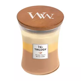 Аромасвеча WoodWick Средняя Трилогия лакомства