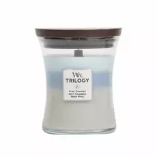 Аромасвеча WoodWick Trilogy Уютная Ткань 11 см